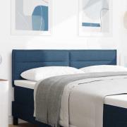 vidaXL LED huvuddyna med LED -remsljus Blå 144 cm Polyester