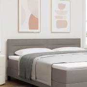vidaXL LED huvuddyna med LED-ljusslingor Taupe 180 cm tyg