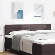 vidaXL Huvudgavel Mörkbrun 180 cm tyg