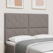 vidaXL Huvudgavel Taupe 160 cm tyg
