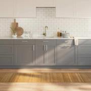 vidaXL Matta rektangulär naturlig 60x1000 cm bambu