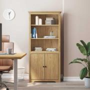 vidaXL Bokhylla BODO Honung brun 82 x 40 x 173 cm Konstruerat trä