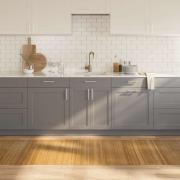 vidaXL Matta rektangulär naturlig 80x400 cm bambu