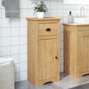vidaXL Badrumsskåp BODO Honung brun 44 x 30 x 90 cm Konstruerat trä