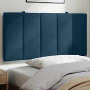 vidaXL Headboard Cushion "Hanko" Blue 100 cm Velvet