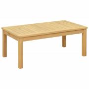 vidaXL Kaffeebord Ljus akacia 90 x 50 x 36 cm Massivt Akaciaträ