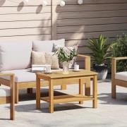 vidaXL Sidobord Olivenatur 70 x 40 x 45 cm Massivt Akaciaträ