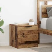 vidaXL Sängskåp 2 pcs Gammalt trä 40 x 39 x 40 cm Konstruerat trä