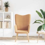 vidaXL fåtölj Beige 62 x 67 x 95,5 cm Sherpa tyg