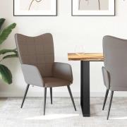 vidaXL Vilstol taupe tyg