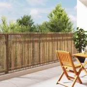 vidaXL Bambustängsel Naturfärg 600 x 125 cm Bambu