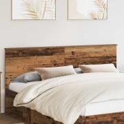 vidaXL Huvudgavel Gammalt trä 180 cm Konstruerat trä