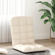 vidaXL Hopfällbar golvstol i linne 71x51x62 cm