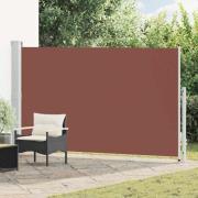 vidaXL Infällbar sidomarkis 180x300 cm brun