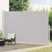 vidaXL Infällbar sidomarkis 220x500 cm grå