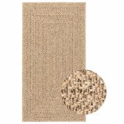 vidaXL Matta ZIZUR beige 80x150 cm jutelook inomhus och utomhus