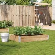 vidaXL Odlingslåda 100x50 cm massiv furu