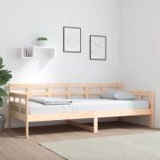 vidaXL Dagbädd massiv furu 90x200 cm