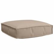 vidaXL Kudde Taupe 60 x 60 x 12 cm Oxford Tyg