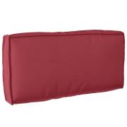 vidaXL Kudde Vinröd 80 x 40 x 12 cm Oxford Tyg