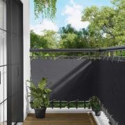 vidaXL Balkong Skärm Antracit 100 x 400 cm Oxford Tyg