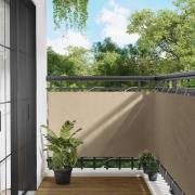 vidaXL Balkong Skärm Beige 100 x 400 cm Oxford Tyg