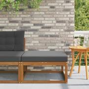 vidaXL Utomhuspall Naturfärg