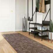 vidaXL Mattlöpare MARSA Grå 100 x 350 cm Polyester och PVC