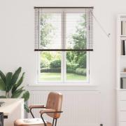 vidaXL Persienn Mörkbrun med Mönster 150 x 100 cm PVC