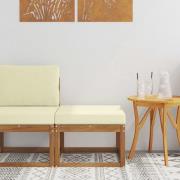 vidaXL Utomhuspall Massivt Akaciaträ Naturfärg