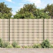 vidaXL Insynsskydd för trädgården PVC 70x0,19 m gräddvit