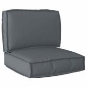 vidaXL Pallkuddset 2 pcs Antracit Oxford Tyg