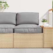 vidaXL Pallkuddset 2 pcs Grå Oxford Tyg