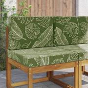 vidaXL Utomhus Soffa Kudde 2 pcs Bladdesign Polyester