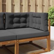 vidaXL Utomhus Soffa Kudde 3 pcs Antracit Polyester