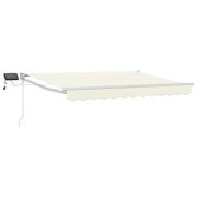 vidaXL Manuell utdragbar markis med LED-lampor 3 x 2,5 m