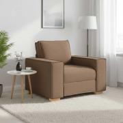 vidaXL Soffa brun 100x78x84 cm tyg