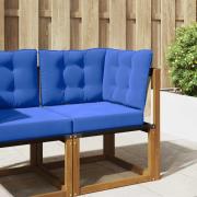 vidaXL Utomhus Soffa Kudde 3 pcs Turkos Polyester