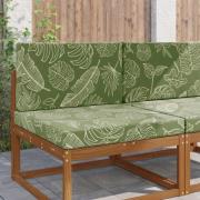 vidaXL Utomhus Soffa Kudde 2 pcs Bladdesign Polyester