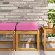 vidaXL Utomhus sitskudde Rosa 40 x 40 x 8 cm 100% Polyester