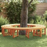 vidaXL Trädbänk 2 pcs Naturfärg 160 x 80 x 45cm Massiv Eukalyptus Trä