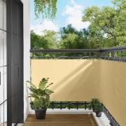 vidaXL Balkong Skärm Sand 100 x 300 cm Oxford Tyg