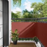 vidaXL Balkong Skärm Terracotta 100 x 400 cm Oxford Tyg