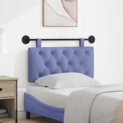 vidaXL Hängande sänggavel Jeansblå Tyg