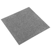 vidaXL Matta 20 pcs Grå 50 x 50 cm 100% Polypropen