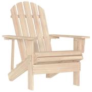 vidaXL Adirondackstol massivt granträ