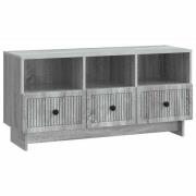 vidaXL TV-skåp Grå sonoma-ek 102 x 34,5 x 50 cm Konstruerat trä