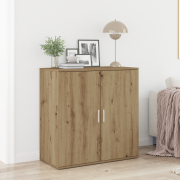 vidaXL Sideboard Artisan Ek 79 x 38 x 80 cm Konstruerat trä