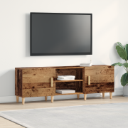 vidaXL TV-skåp Gammalt trä 150 x 30 x 50 cm Konstruerat trä