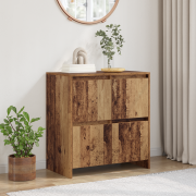 vidaXL Sideboard Gammalt trä 70 x 41 x 75 cm Konstruerat trä